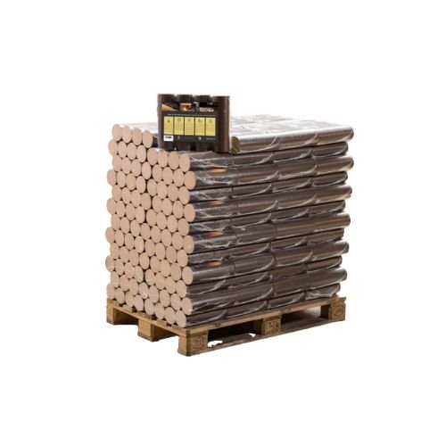 DOSSIER-14 Premium-Briketts aus 100 % Buchenholz – 960 kg (96 Säcke à 10 kg) – Bild 1