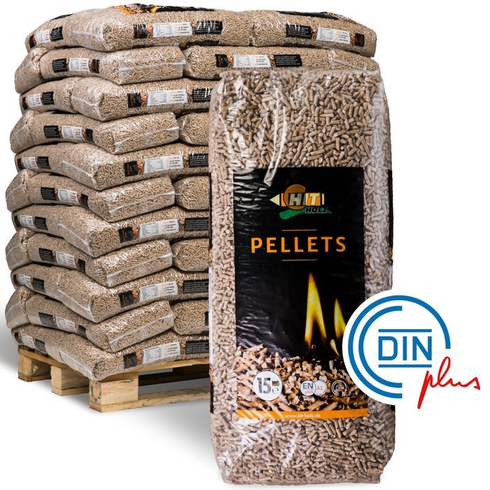 HIT-Holzpellets-Sackware-6mm-ENplusA1-66-x-15kg-Palette-1 HIT Holzpellets Sackware 6mm ENplusA1, 66 x 15kg Palette – Bild 1