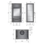 Kaminofen Justus Texas 6 kW – Bild 4