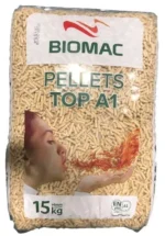 BIOMAC Holzpellets A1 – Palette (65 × 15 kg) – Bild 3